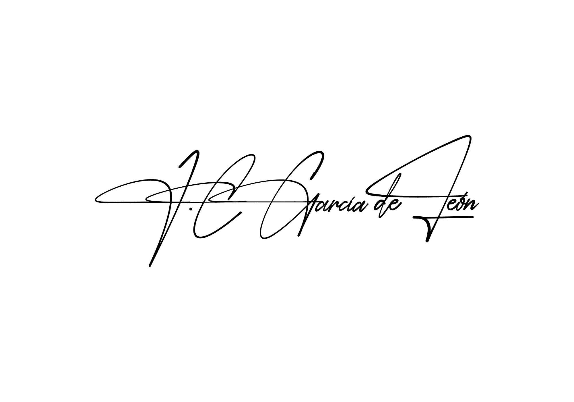 Firma Julio César García de León