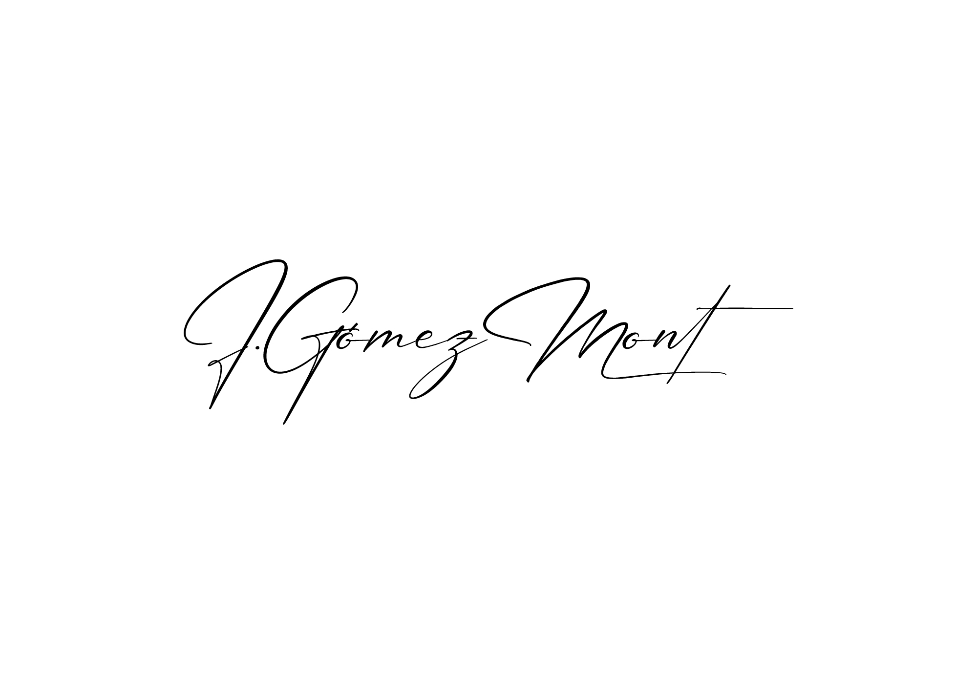 Firma José Manuel Gómez Mont